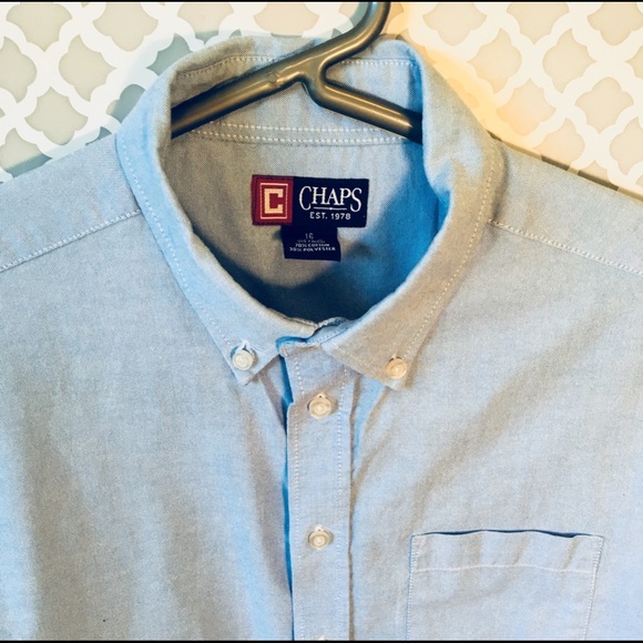 Chaps Boys Shirt 16 light blue - Picture 3 of 7